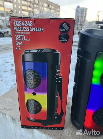 Блютуз колонка zqs