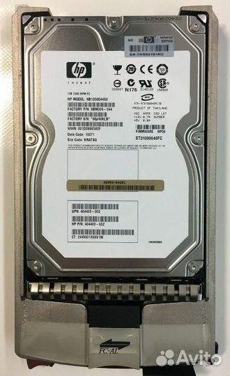 Жесткие диски HP 1Tb NB1000D4450