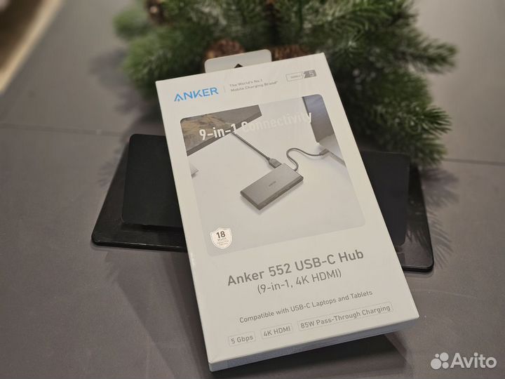 Hub Anker 552 USB-C концентратор 9-в-1