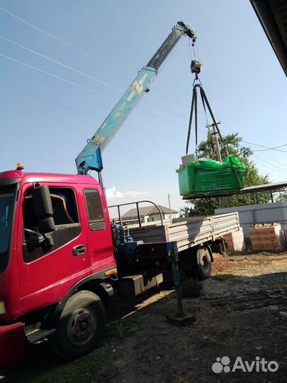 Аренда и услуги манипулятора, стрела 3 т, 10 м, борт 5 т, 5.2 м