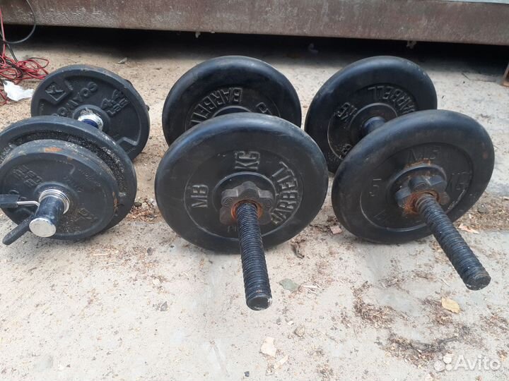 Гантели разборный