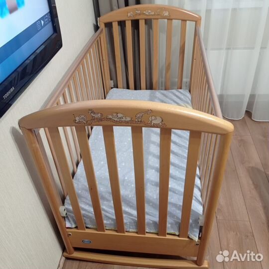 Детская кроватка с комодом Pali Zoo