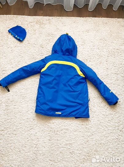 Куртка и шапка на мальчика (футбольные)