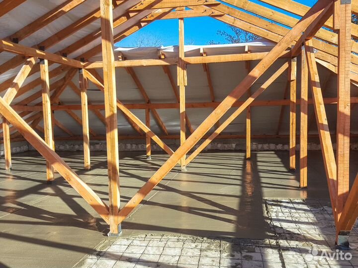 Полимерные/наливные/бетонные полы (стяжка, ремонт)