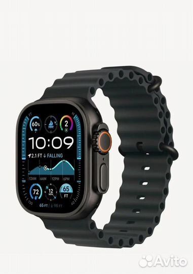 Apple watch ultra 2 ocean band black