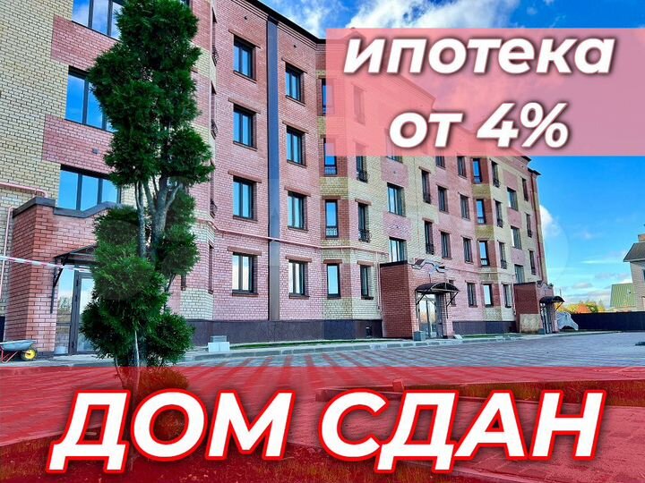 1-к. квартира, 62,2 м², 2/4 эт.