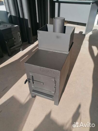 Буржуйка со съемной каменкой