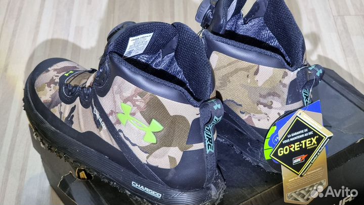 Ботинки Under Armour Fat Tire GoreTex Hiking.р 40