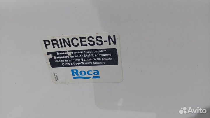 Стальная ванна Roca princess 170х75 см, противоско