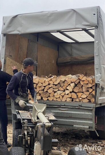 Дрова березовые колотые