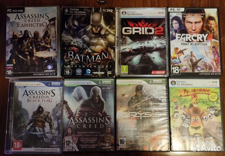 DVD пк игры