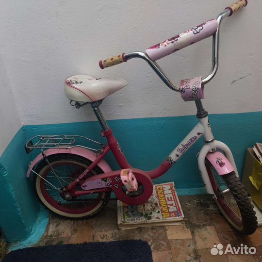 Детский велосипед для девочки от 3 лет 4 х кол