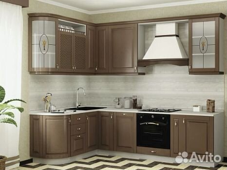 Прямая, угловая кухня на заказ