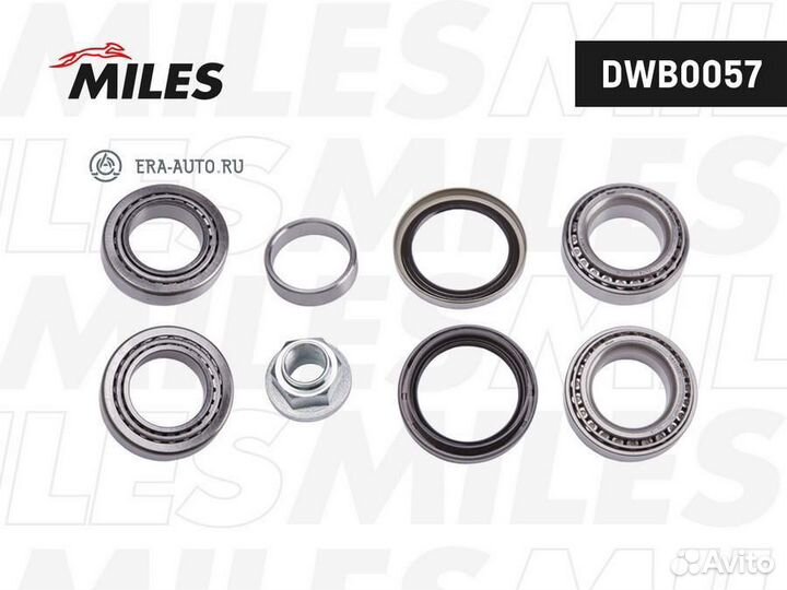 Miles DWB0057 Подшипник ступ.daewoo matiz 03- пер