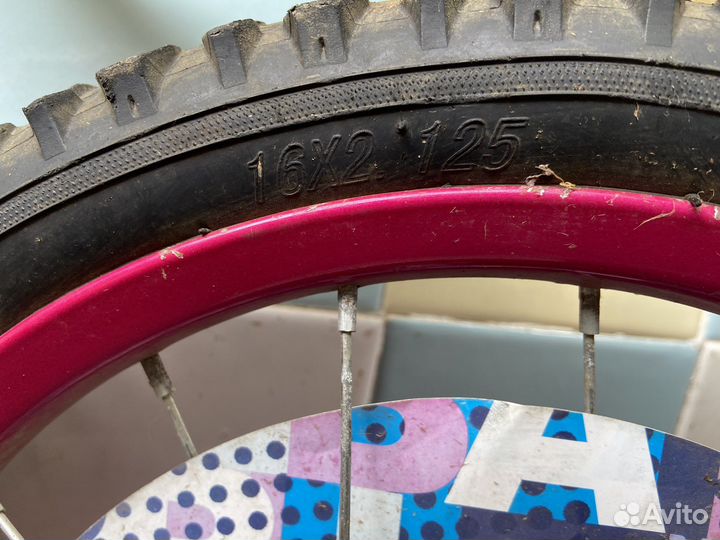 Детский велосипед для девочки 16 дюймов