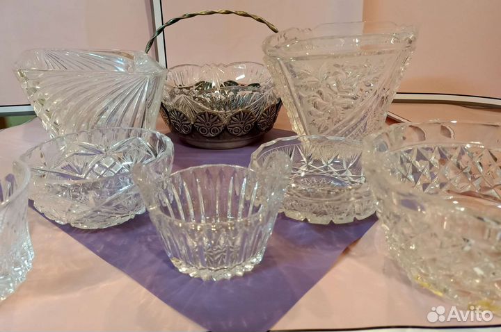 Конфетницы хрустальные, СССР