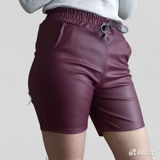 Новые шорты из эко кожи