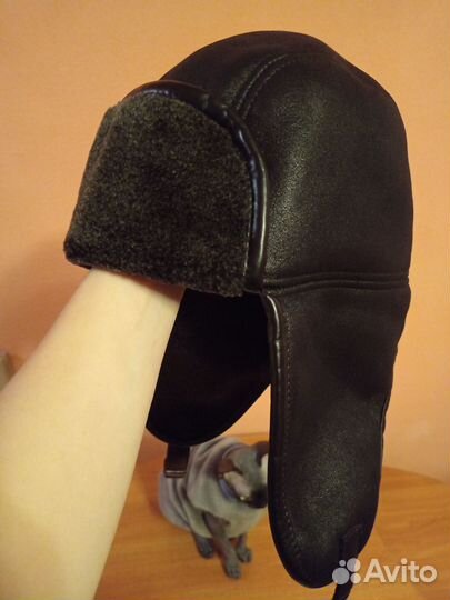 Шапка ушанка мужская