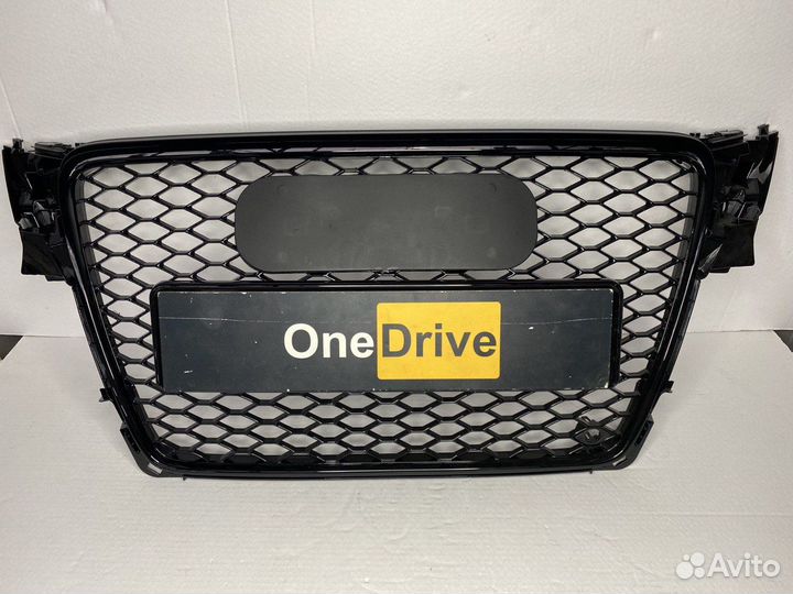 RS решетка радиатора Audi A4 B8 дорестайлинг