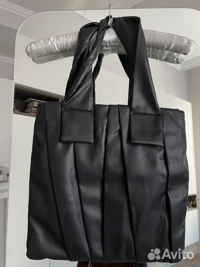 Кожаный шоппер Zara S