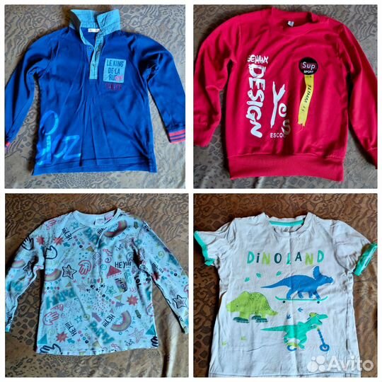 Вещи пакетом на мальчика 104 110