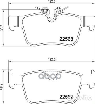 К-т дисков. тормоз. колодок P86030 Brembo