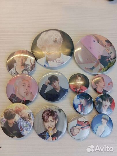 Значки с BTS