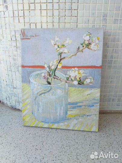 Репродукция Ван Гог Ветка цветущего миндаля