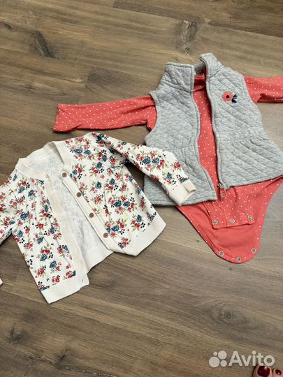 Детские вещи пакетом на девочку 6-18 месяцев