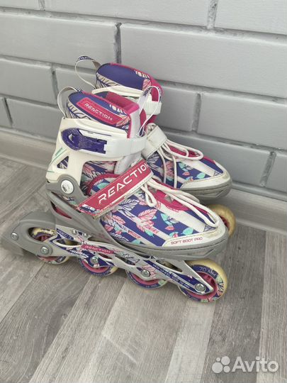 Ролики детские раздвижные 31-36 размер