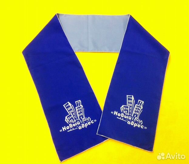 Изготовление шарфов с логотипом на заказ