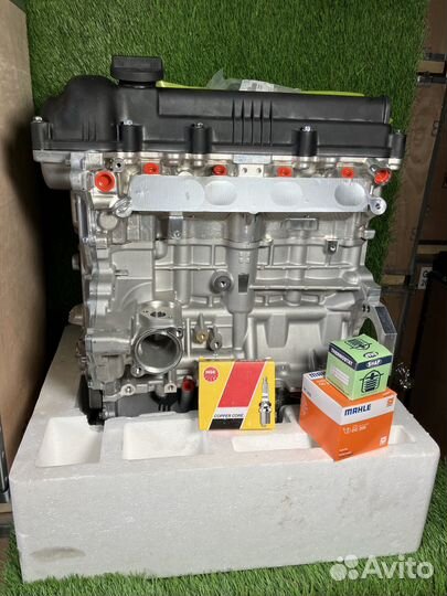 Двигатель новый Kia Rio 3 Hyundai Solaris 1.6 1.4