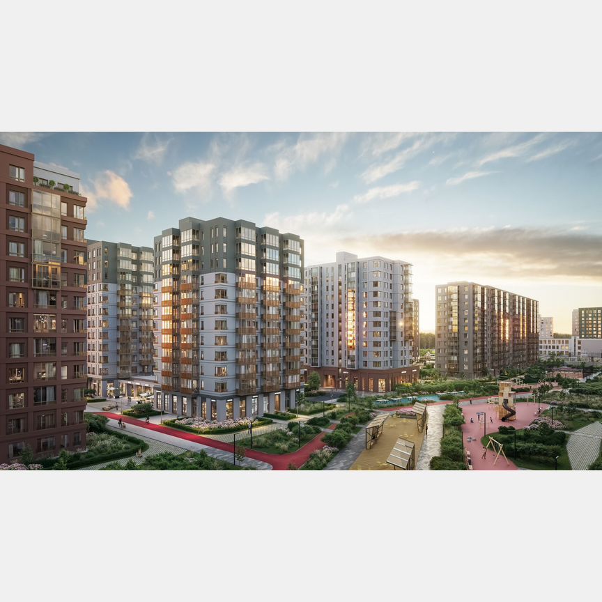2-к. квартира, 56,8 м², 9/12 эт.