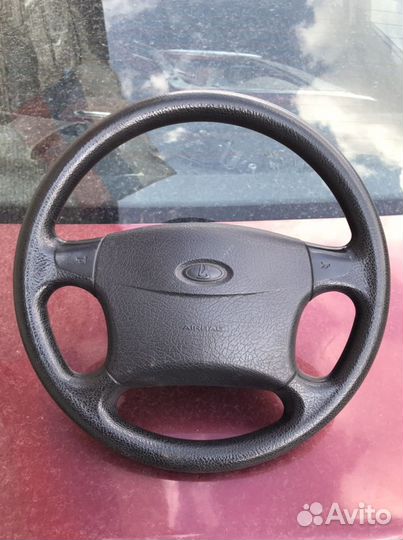 Руль от priora с подушкой
