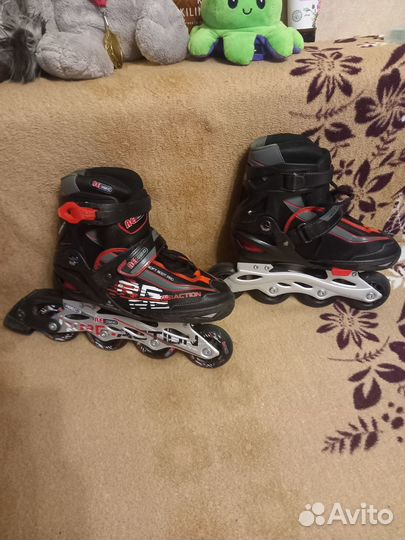 Ролики детские Reaction раздвижные р.31-36