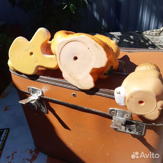 Резиновые игрушки пищалки СССР