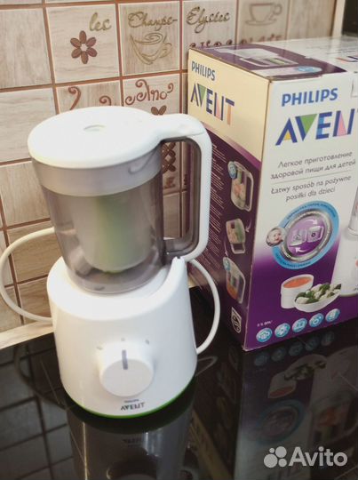 Пароварка блендер philips avent 2 в 1