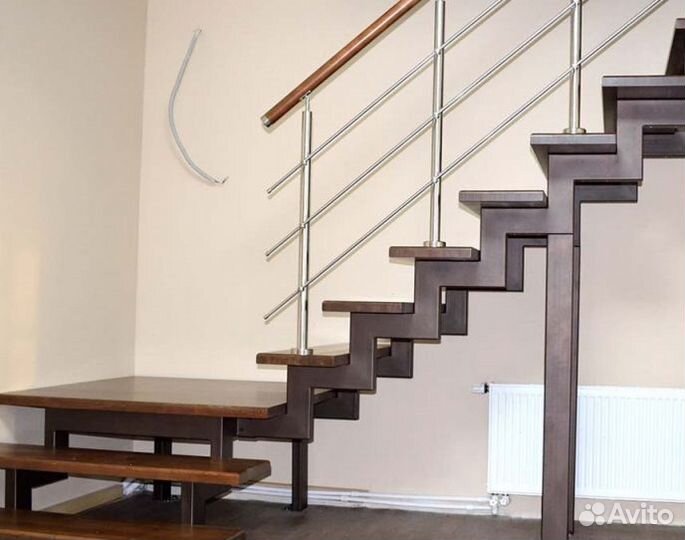Металлокаркас Лестницы под Обшивку в Дом