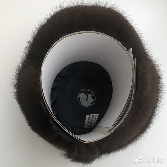 Меховая норковая шапка новая р.55