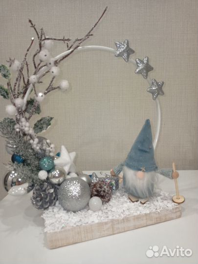 Новогодняя композиция гном