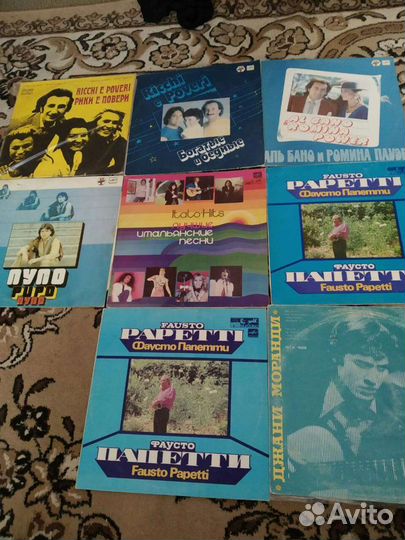 Пластинки.Итальянцы.Великолепные