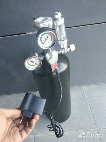 Комплект для аквариума с газом под ключ 5л