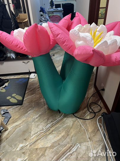Надувные цветы