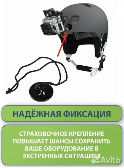 Страховочное крепление GoPro тросик