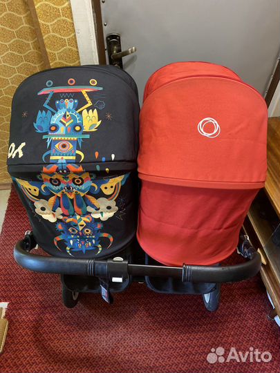 Коляска bugaboo donkey duo для двойни и погодок