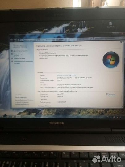 Ноутбук toshiba satellite