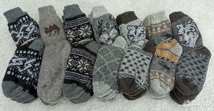 Шерстяные носки овечья шерсть