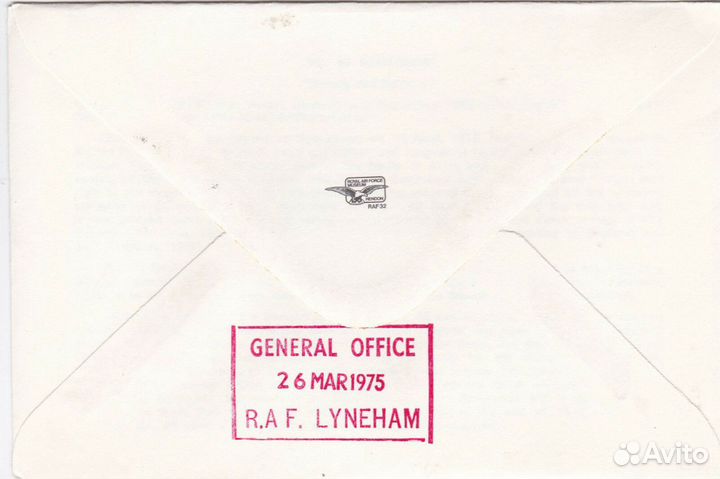 Конверты История авиации 1975-78г Англия