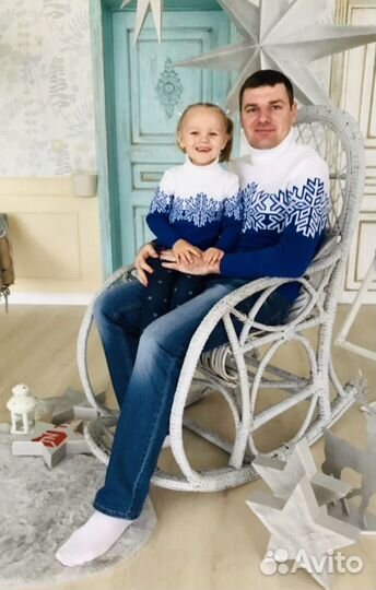 Свитера новогодние family look