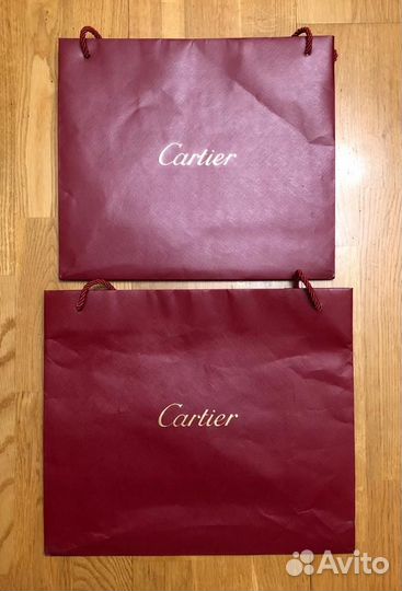 Пакет подарочный бумажный Cartier